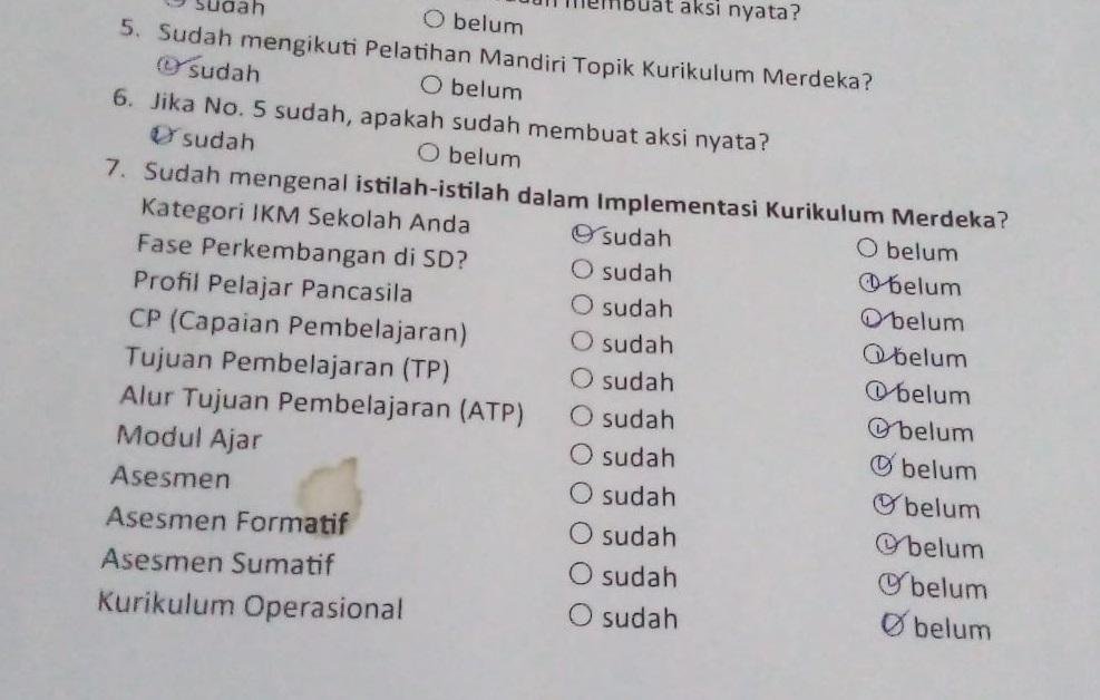 Angket Peserta Workshop IKM
