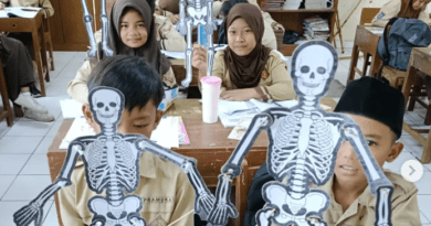 Tengkorak di Kelas Bu Guru