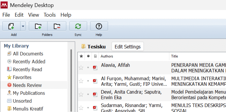 Mengatasai Mendeley Desktop yang Crash dan Mendeley Reference yang ...
